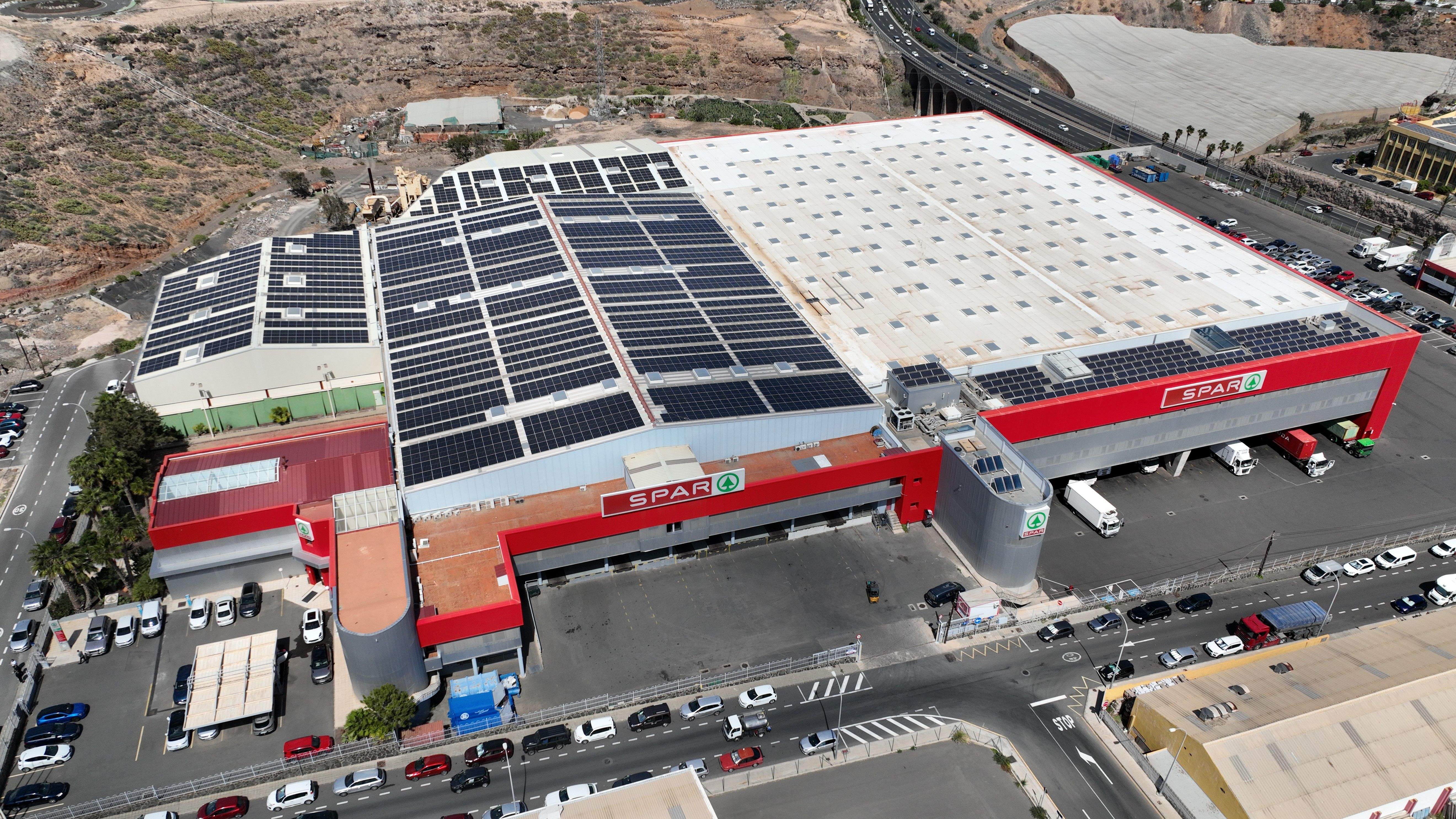 La central logística de SPAR Gran Canaria en El Goro./ CEDIDA