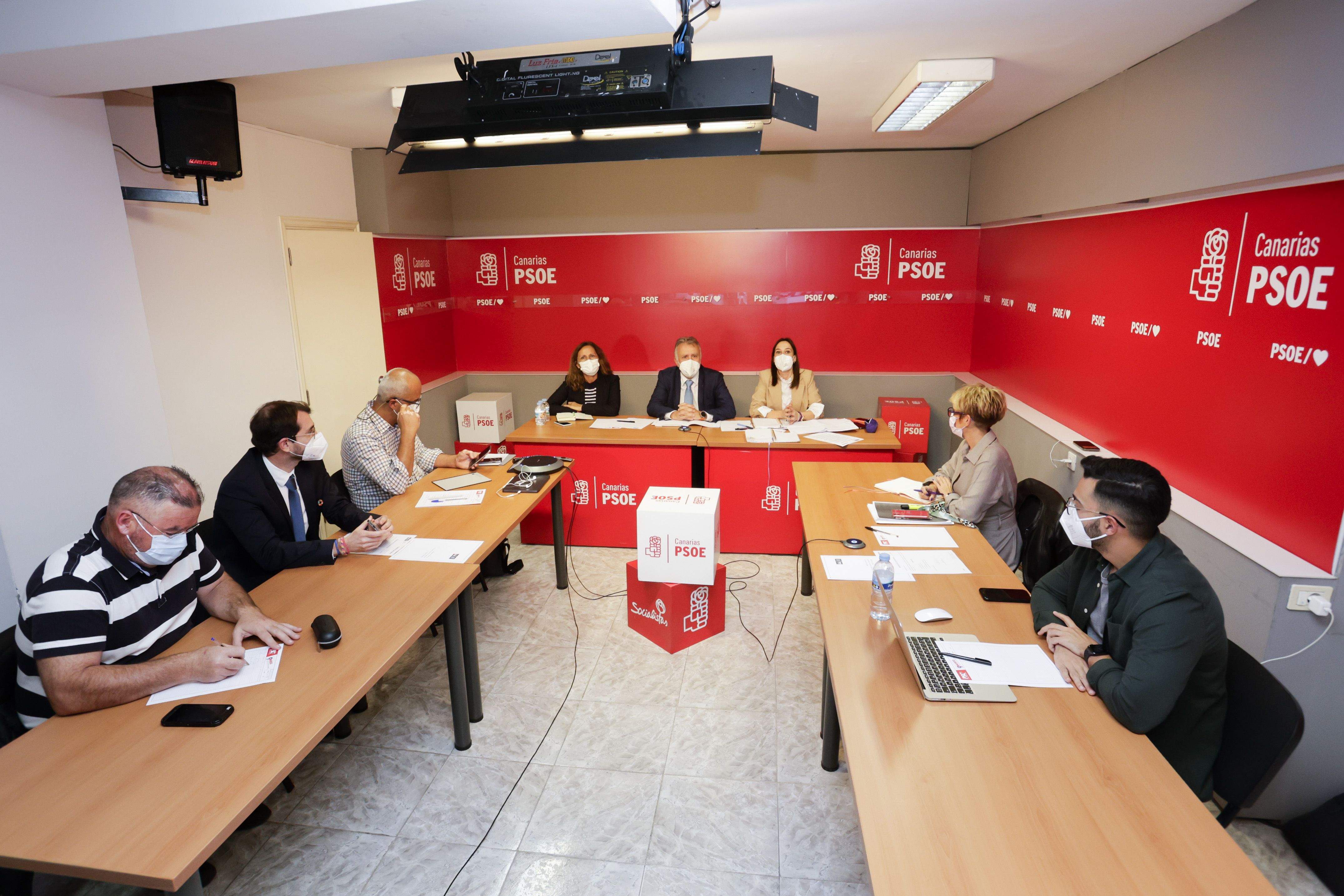 Ejecutivo regional del PSOE./