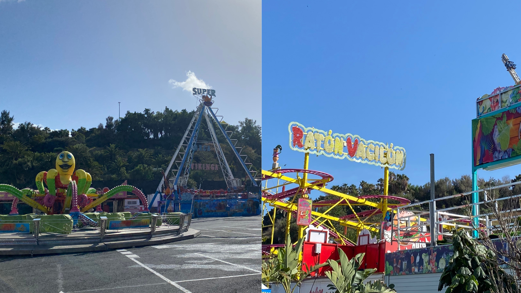 Imágenes de atracciones de feria en Tenerife. / Archivo Imágenes de atracciones de feria en Tenerife. / Archivo