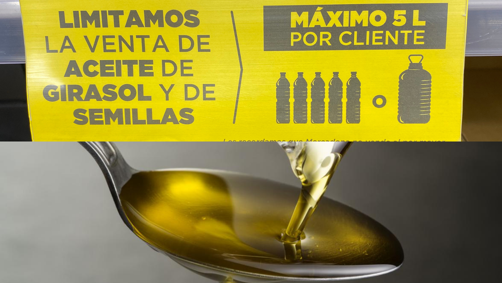 Algunas cadenas de supermercado han racionalizado el aceite de girasol. / AH