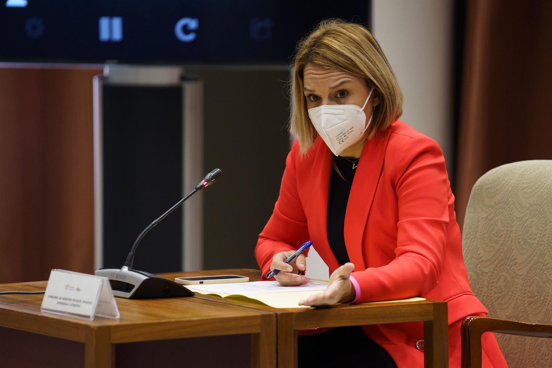 Noemí Santana, consejera de Derechos Sociales, Igualdad, Diversidad y Juventud del Gobierno de Canarias./