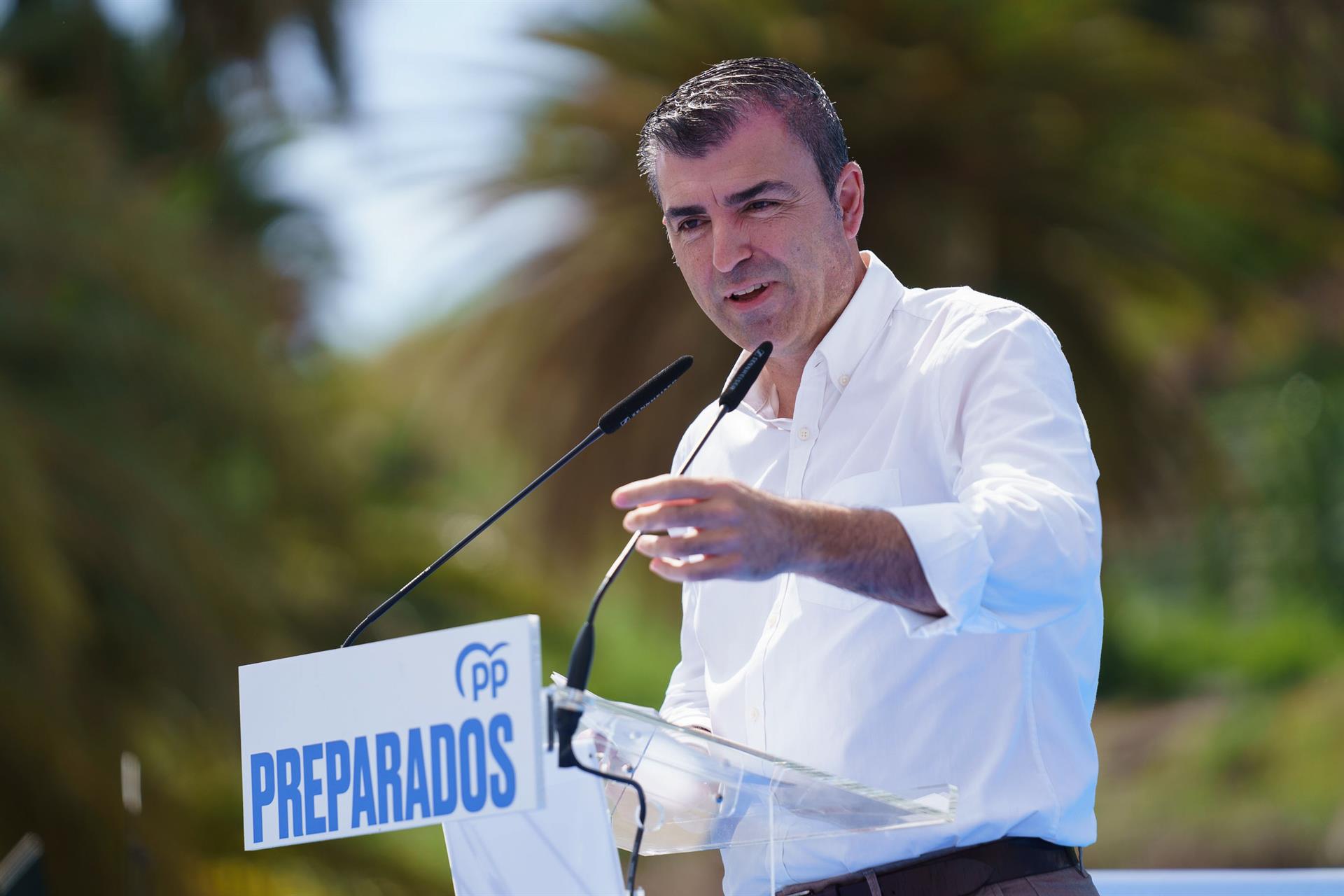 El presidente del PP en Canarias, Manuel Domínguez./ 