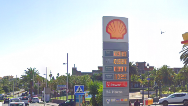 Precio de la gasolina en San Cristóbal de La Laguna en el año 2018. / Google 
