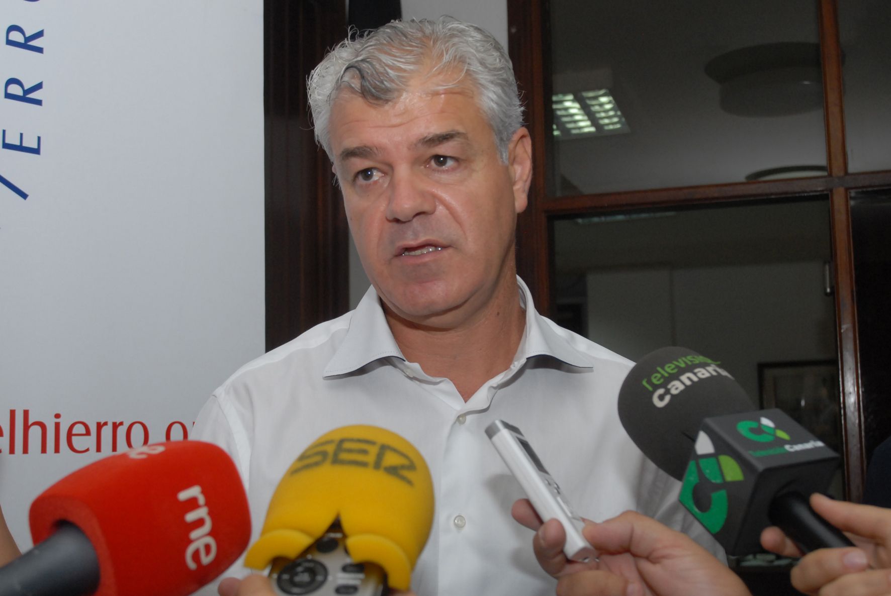 Alpidio Armas, presidente del Cabildo de El Hierro y de la FECAI./ Cabildo de El Hierro