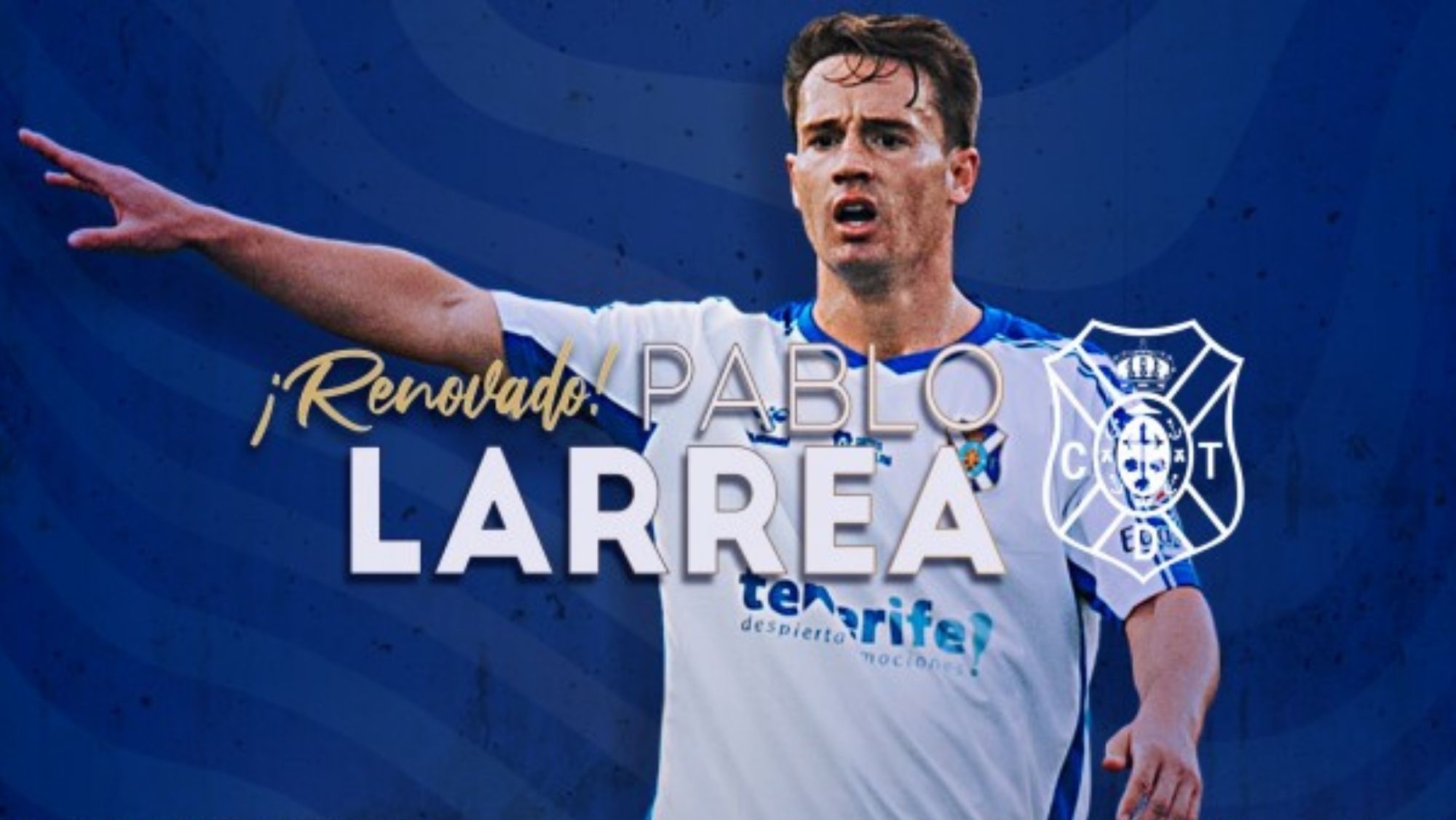 El CD Tenerife renueva a Pablo Larrea. / CD Tenerife
