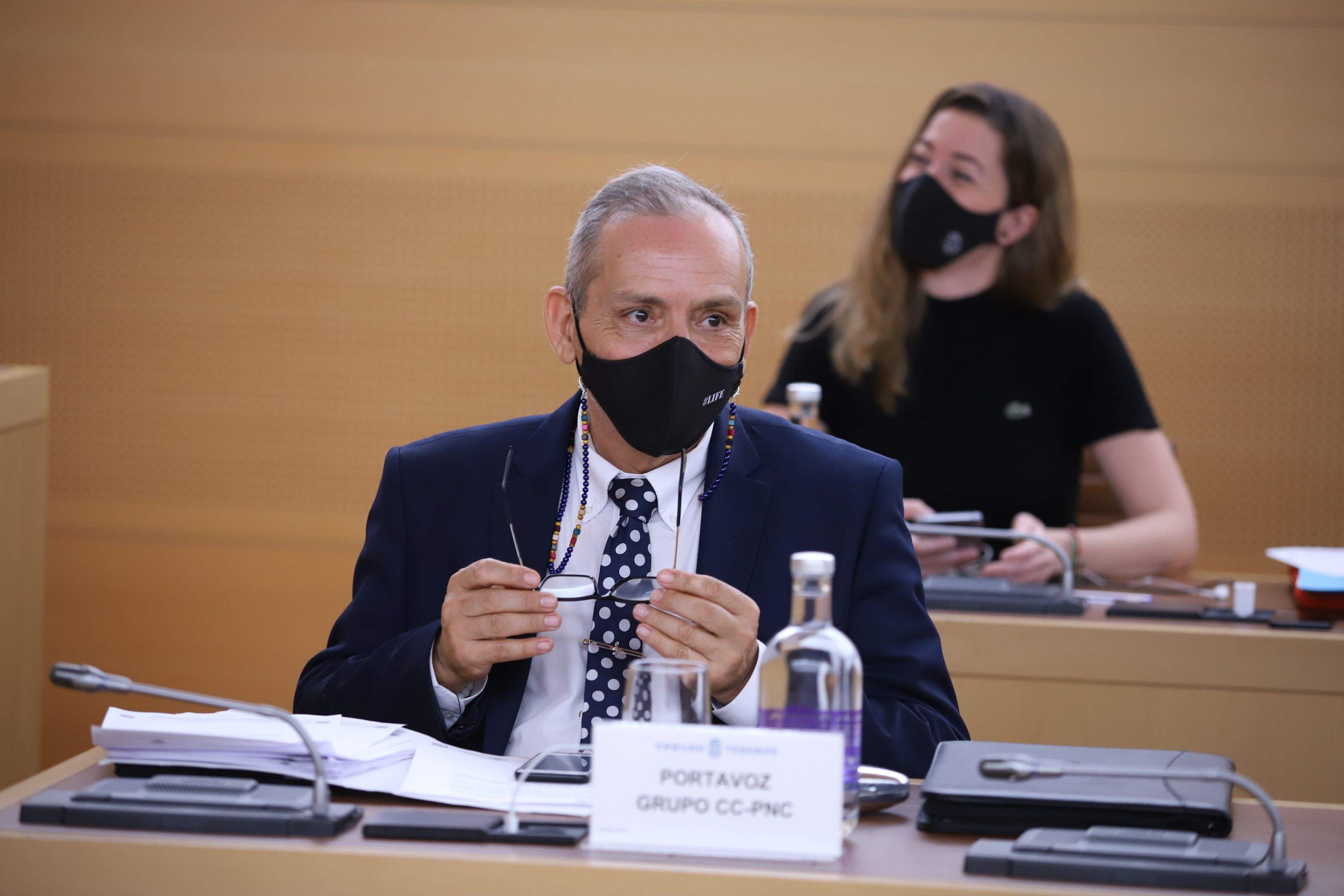 El consejero nacionalista del Cabildo, Efraín Medina./