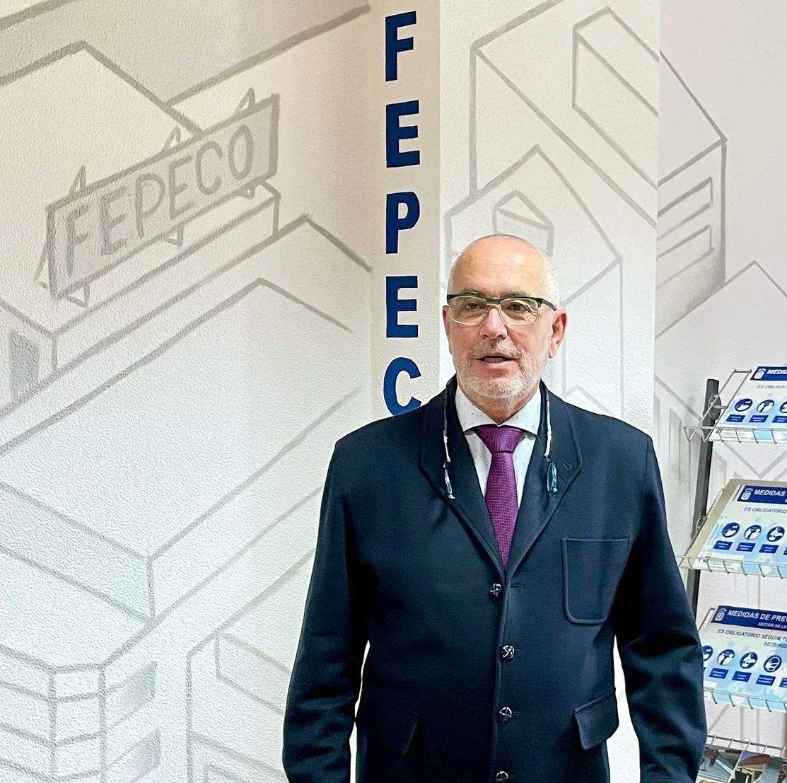 Óscar Izquierdo, presidente de Fepeco, patronal del sector de la construcción./ Fepeco
