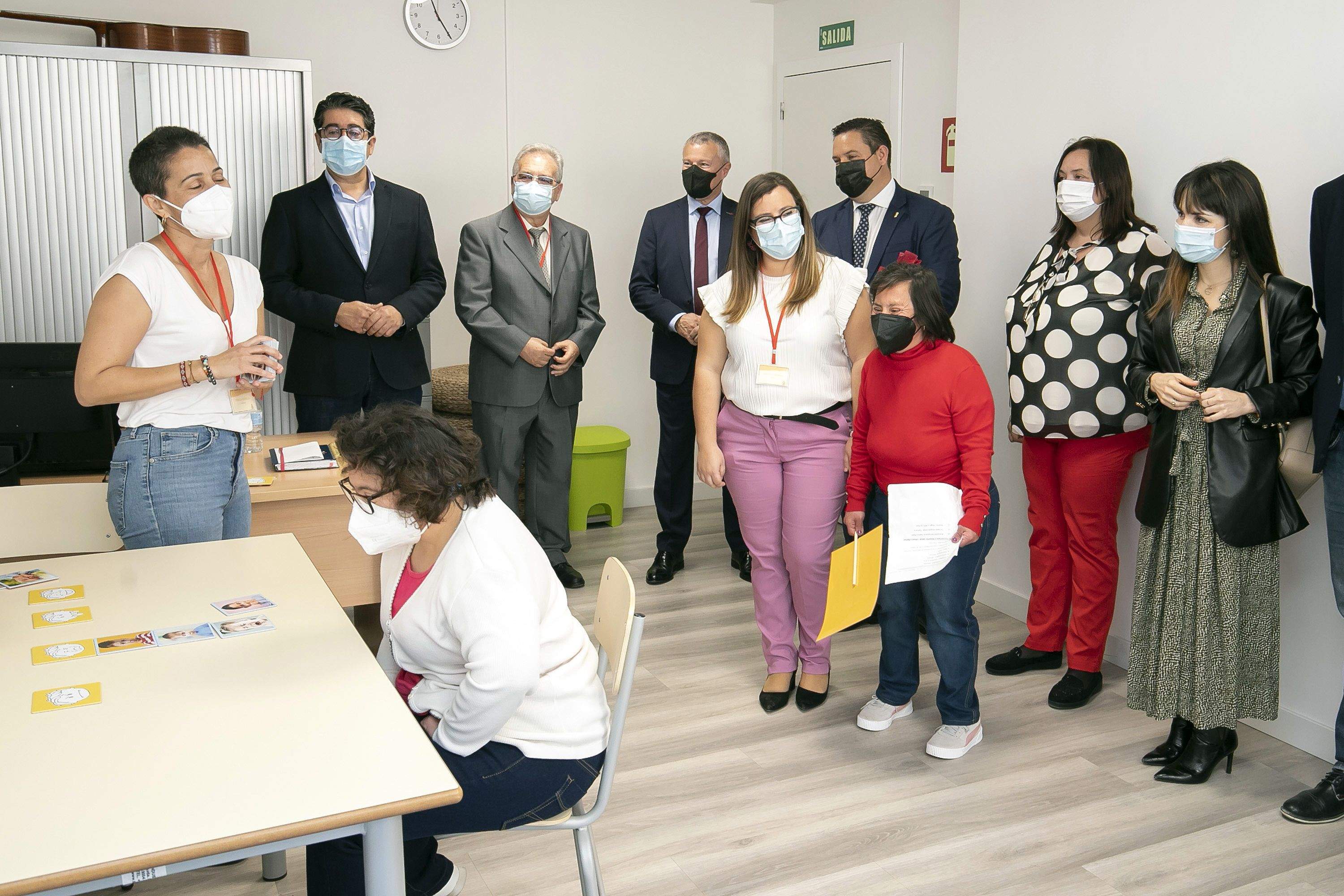 Inauguración de las instalaciones del nuevo centro de atención diurna y ocupacional Ana de la Cruz en el sur de Tenerife./
