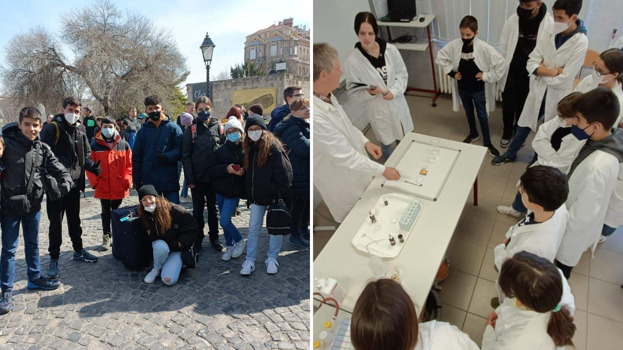 Los alumnos del colegio tinerfeño de La Salle La Laguna disfrutan del proyecto en Hungría. / AH Los alumnos del colegio tinerfeño de La Salle La Laguna disfrutan del proyecto en Hungría. / AH