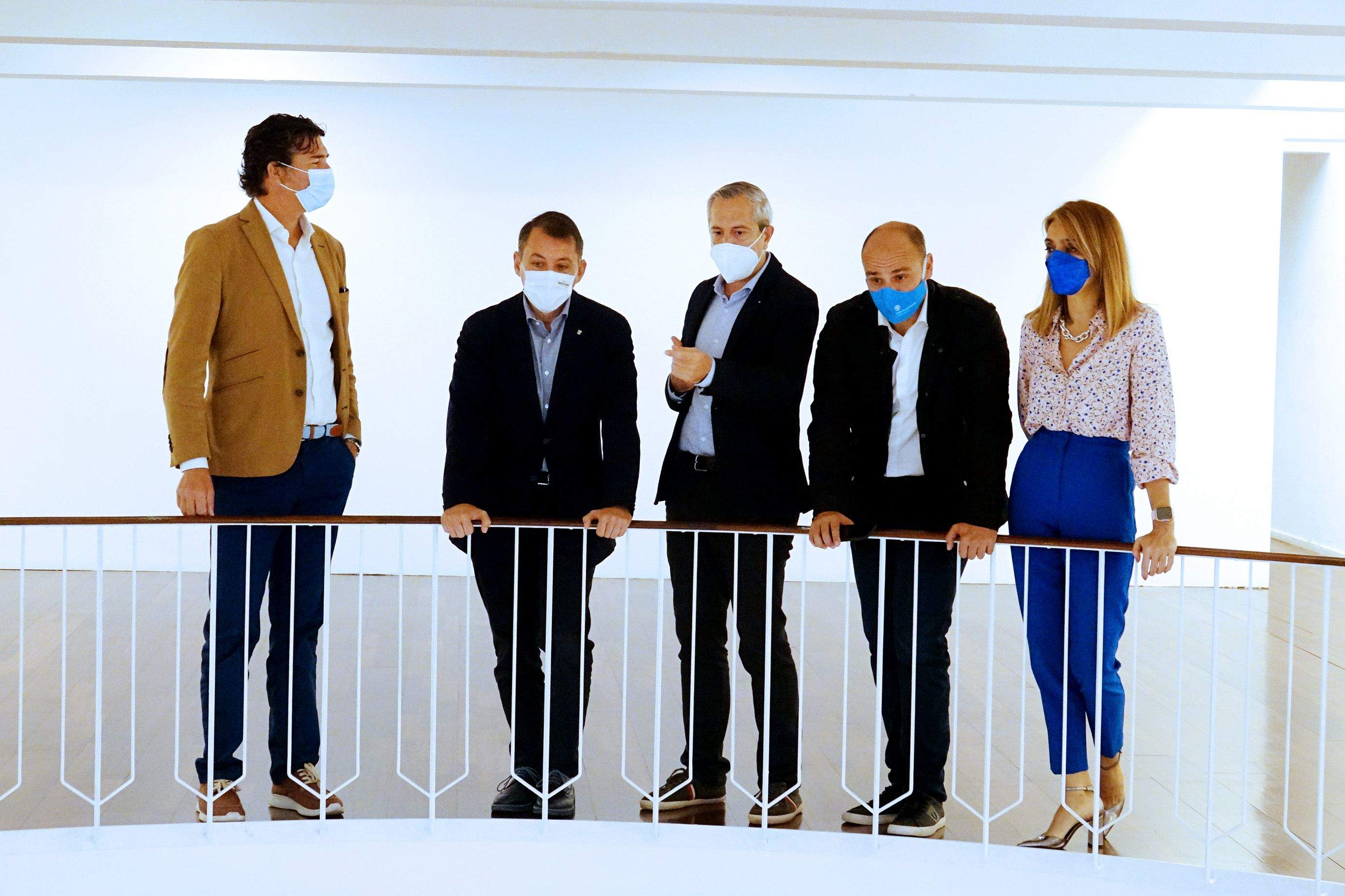 Visita institucional al Círculo de Bellas Artes. / Ayuntamiento de Santa Cruz de Tenerife 