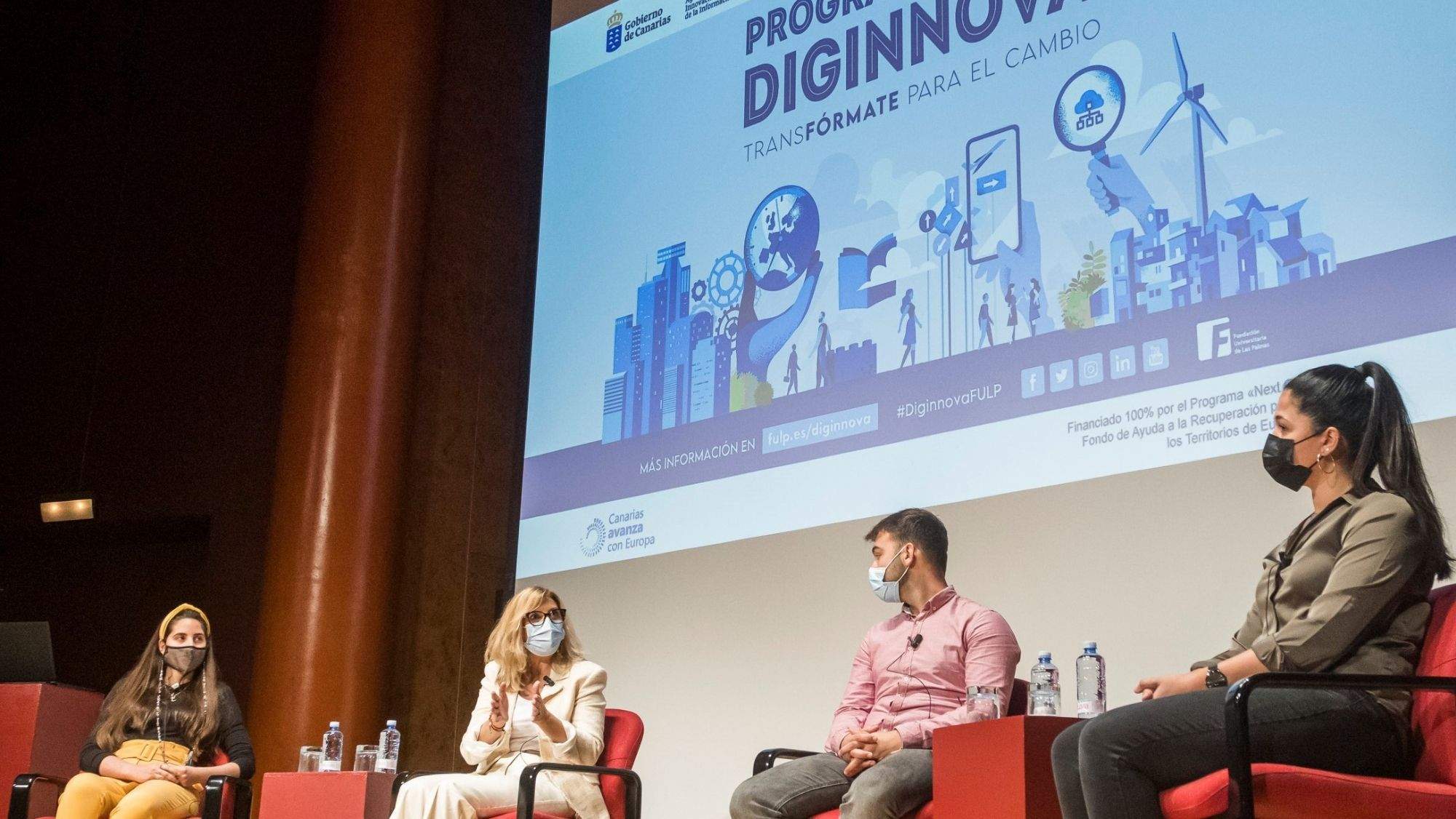Transfórmate para el Cambio' expone experiencia de los primeros dinamizadores de Diginnova. / Gobierno de Canarias