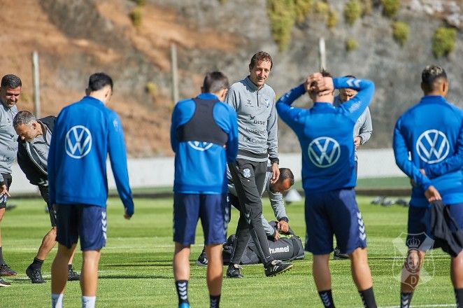Imagen de un entrenamiento del CD Tenerife./ CDT