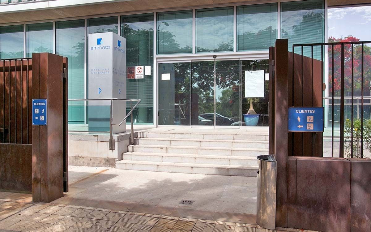 Oficinas de EMMASA en Tenerife./ Archivo