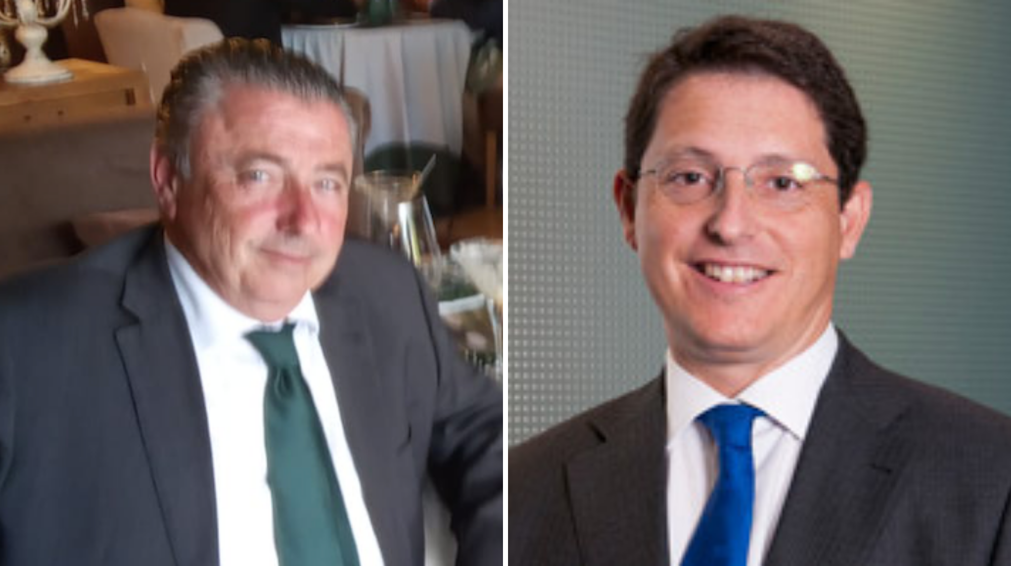 El presidente de Tenerife Network,  Juan Barrientos, y el abogado Carlos Pinilla./