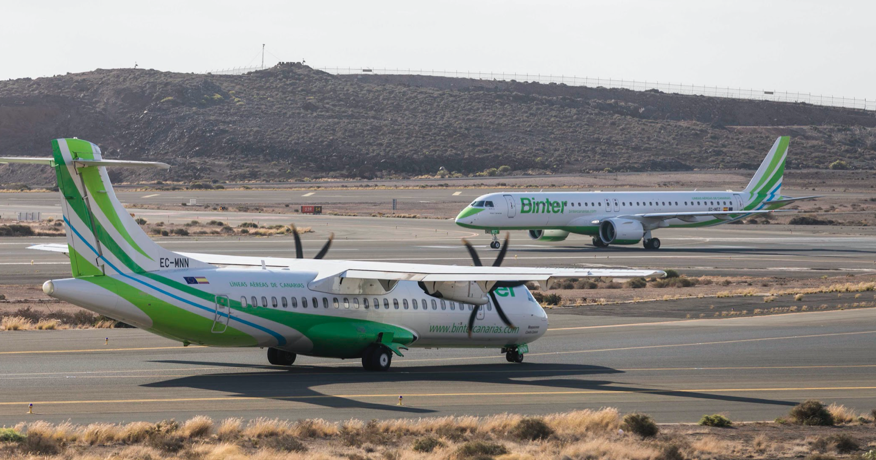 Aviones de la compañía Binter. / AH