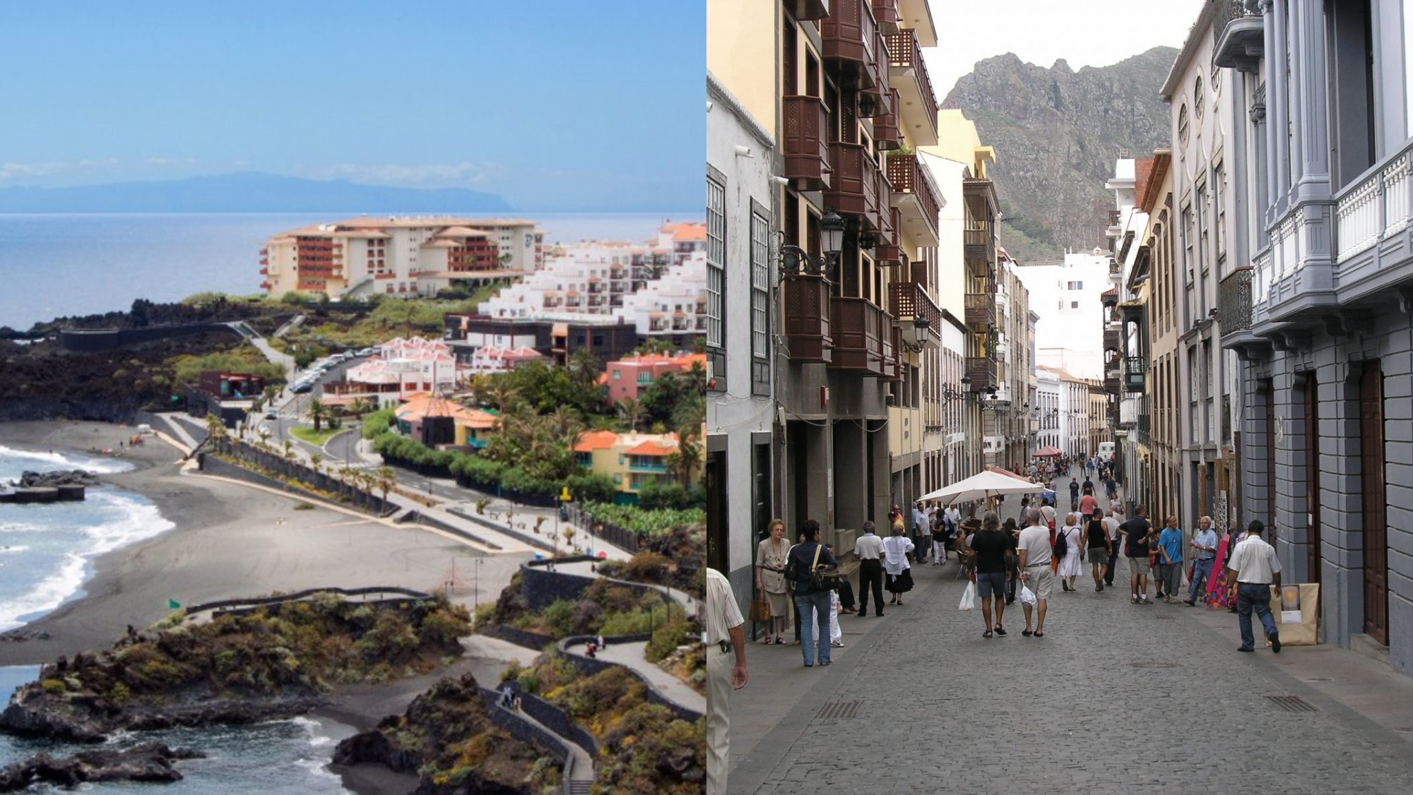 Imagen de Los Cancajos y Santa Cruz de La Palma./ AH