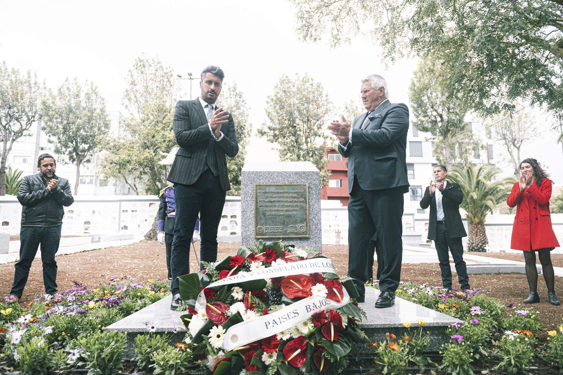 Acto Homenaje Accidente de los Rodeos. / Ayuntamiento de La Laguna 