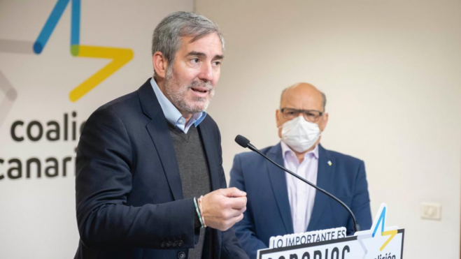 Fernando Clavijo en rueda de prensa. / CC