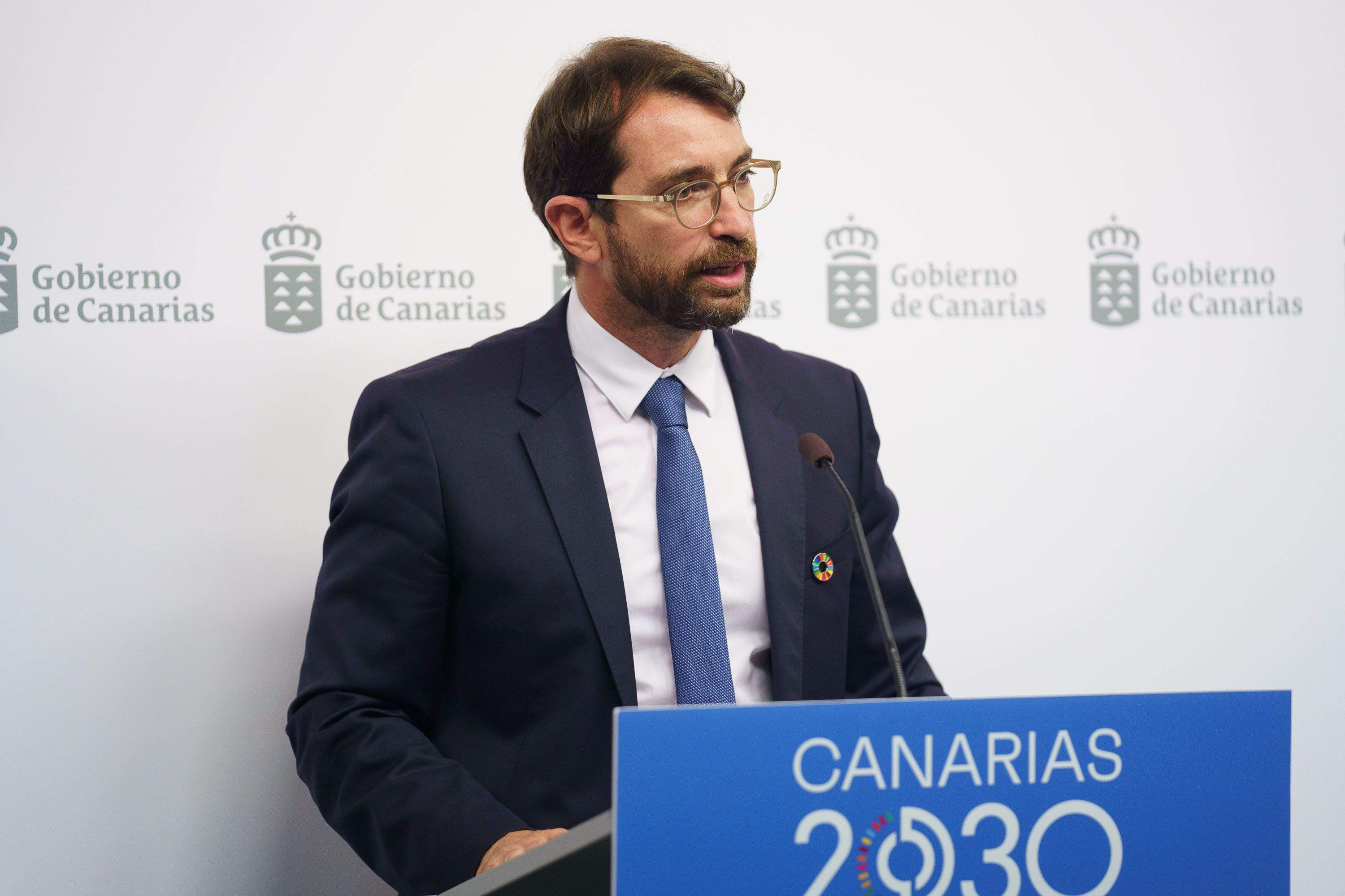 El viceconsejero de la Presidencia del Gobierno de Canarias, Antonio Oliver. / Cedida