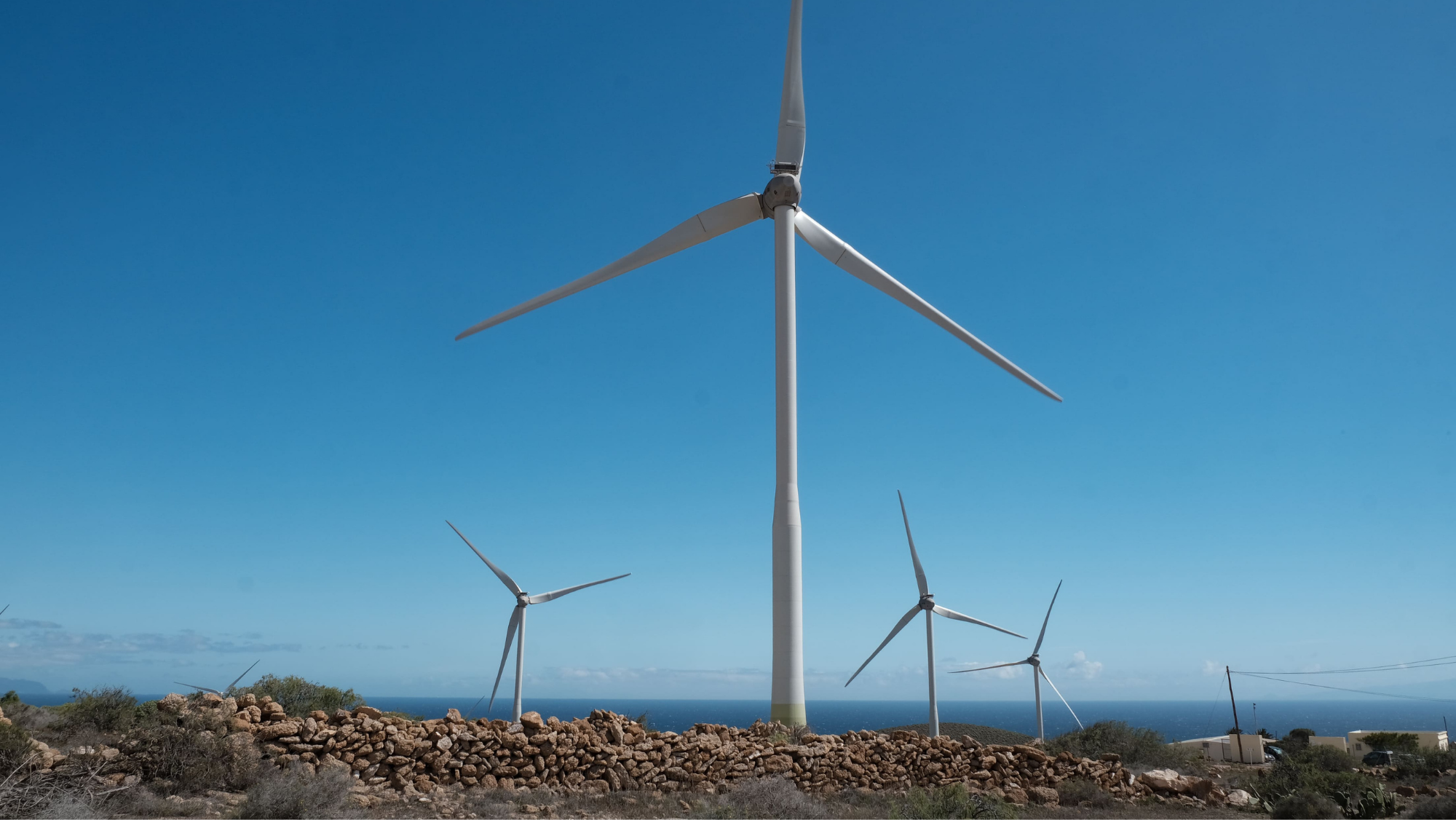 Aerogeneradores de energía eólica. / Gobierno de Canarias