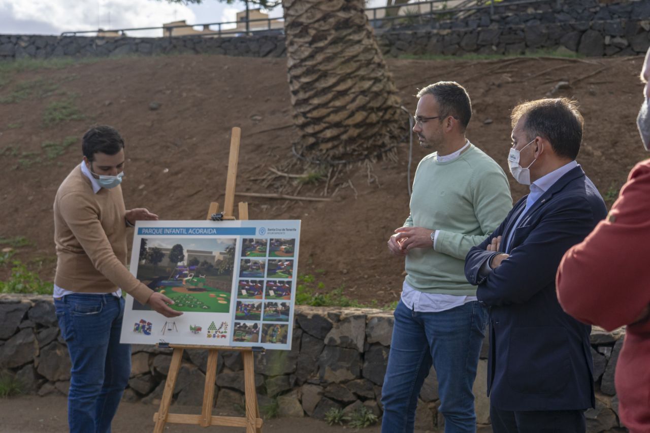 Proyecto del parque infantil de Acorán./