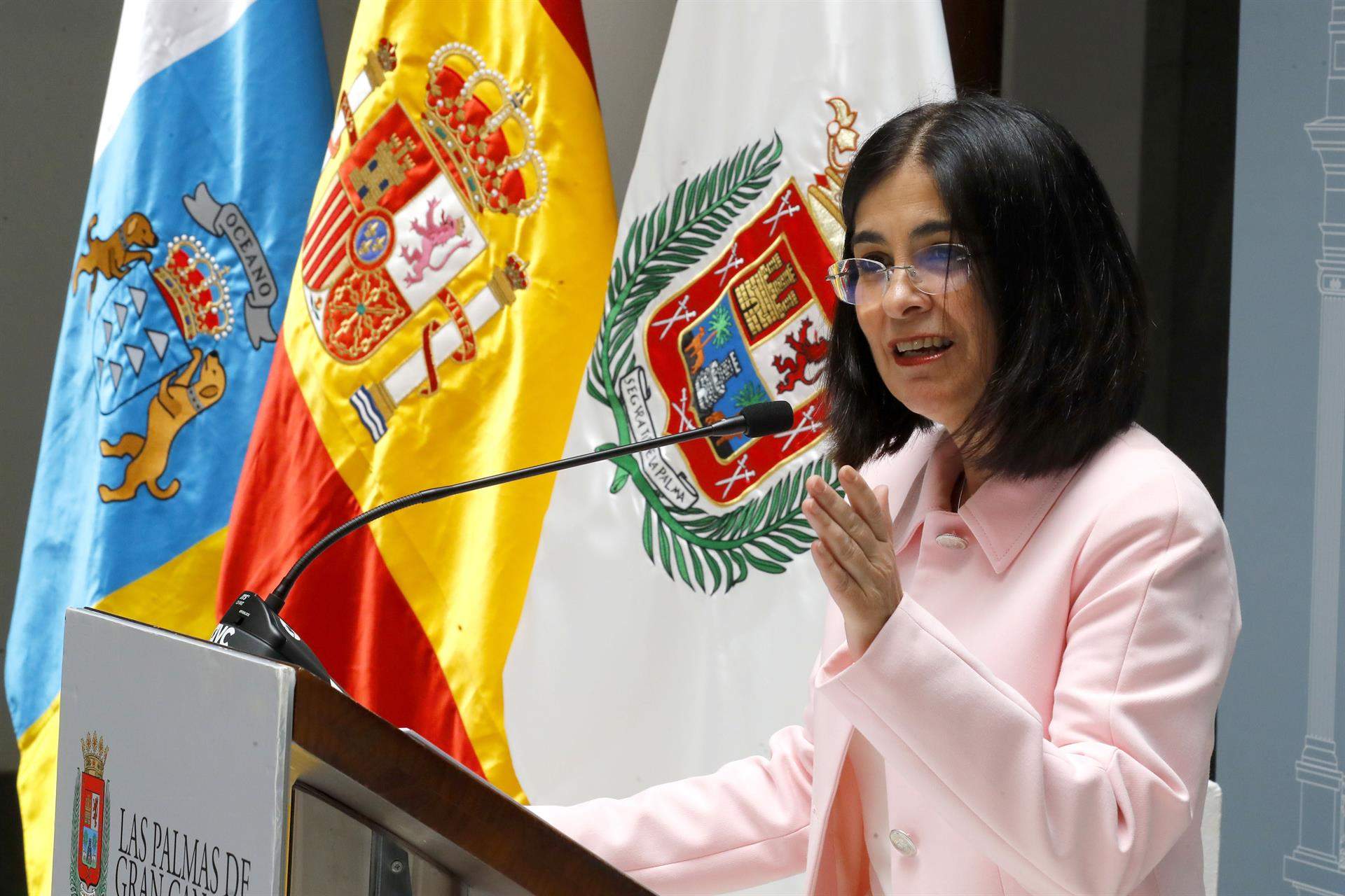 La ministra de Sanidad, Carolina Darias./ Archivo 