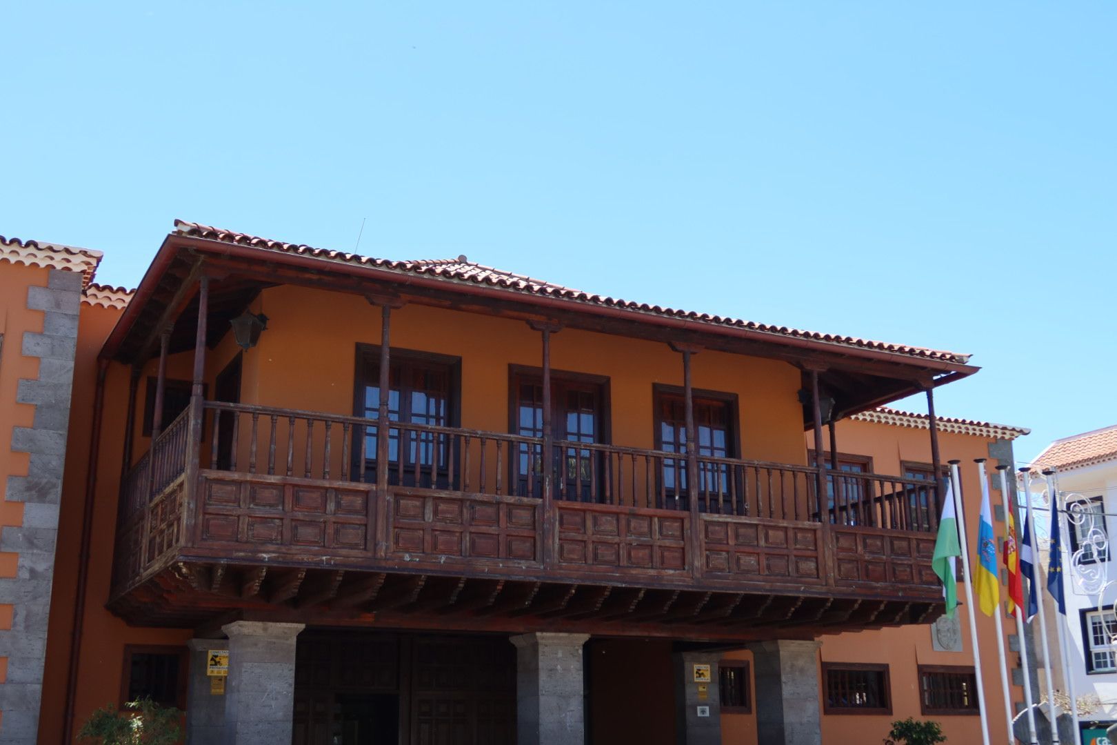 Fachada del Ayuntamiento de Tegueste./