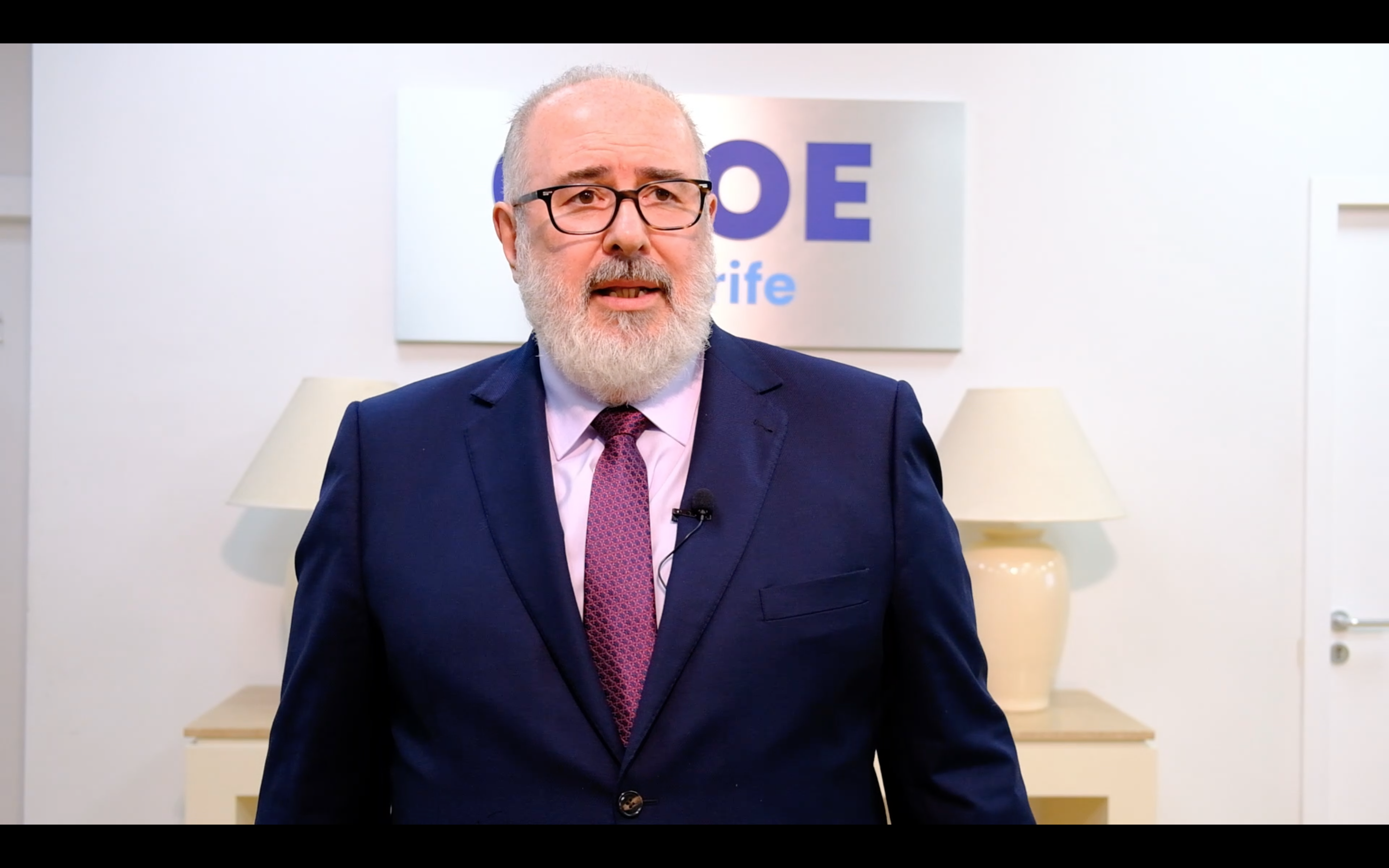 El presidente de la CEOE-Tenerife, Pedro Alfonso./ ARCHIVO