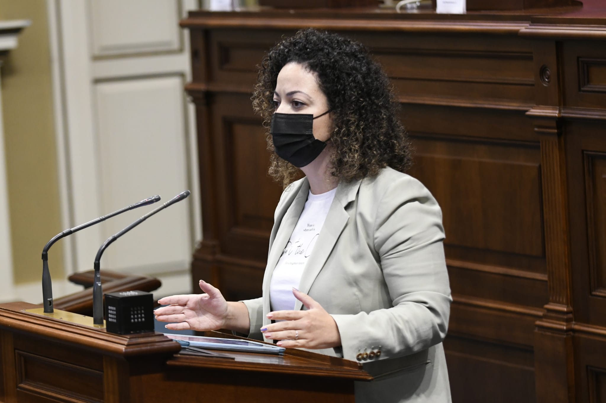 La diputada Jana González. / CC 