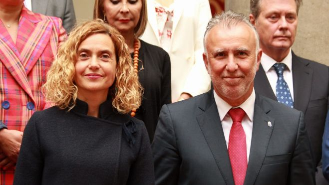 Meritxell Batet y Ángel Víctor Torres./ Atlántico Hoy