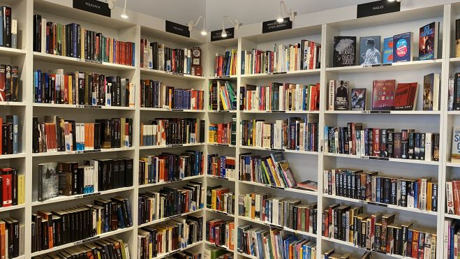 Imagen del interior de la librería. / Atlántico Hoy 