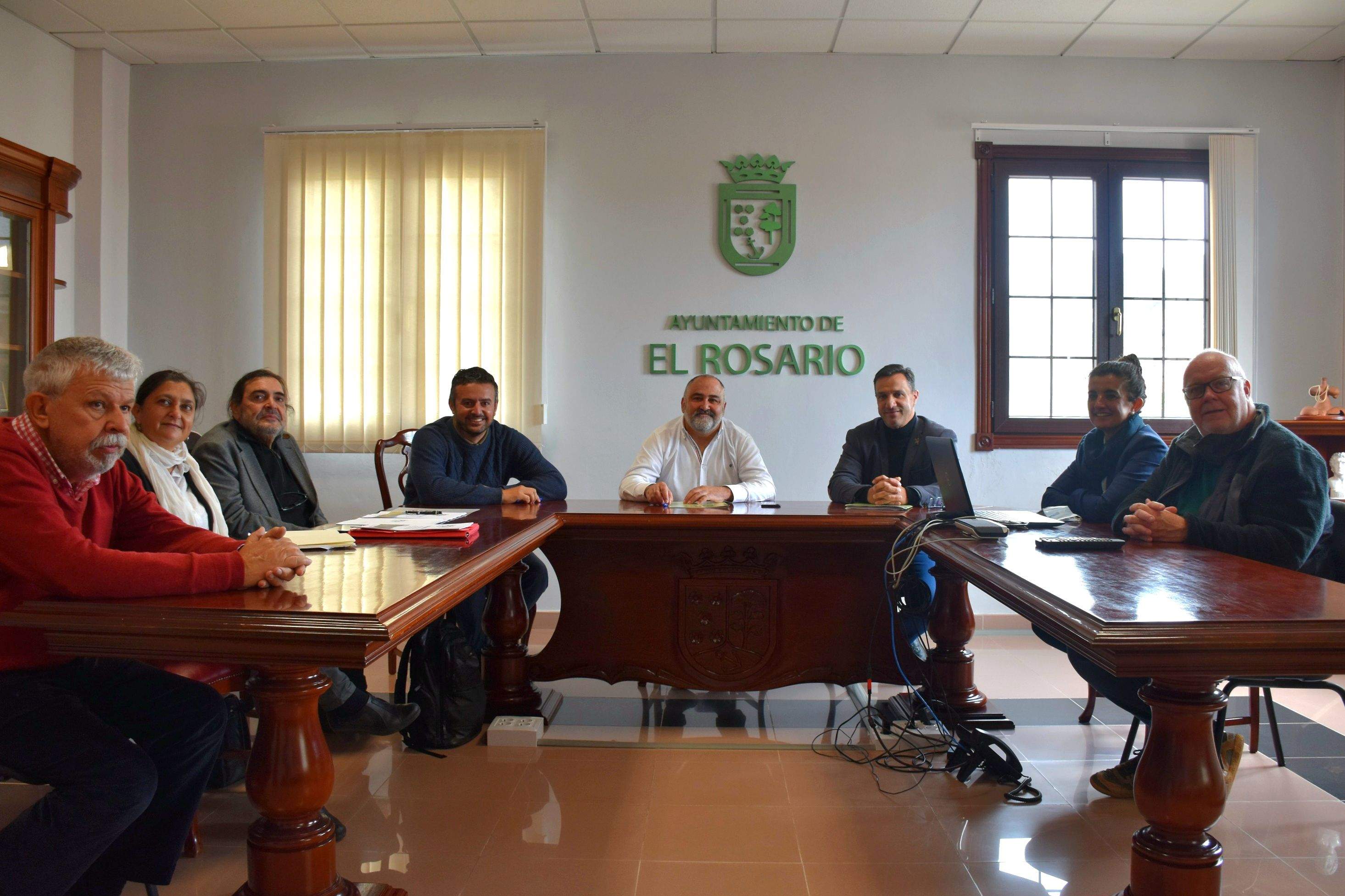 Presentación de la web del PGO de El Rosario./