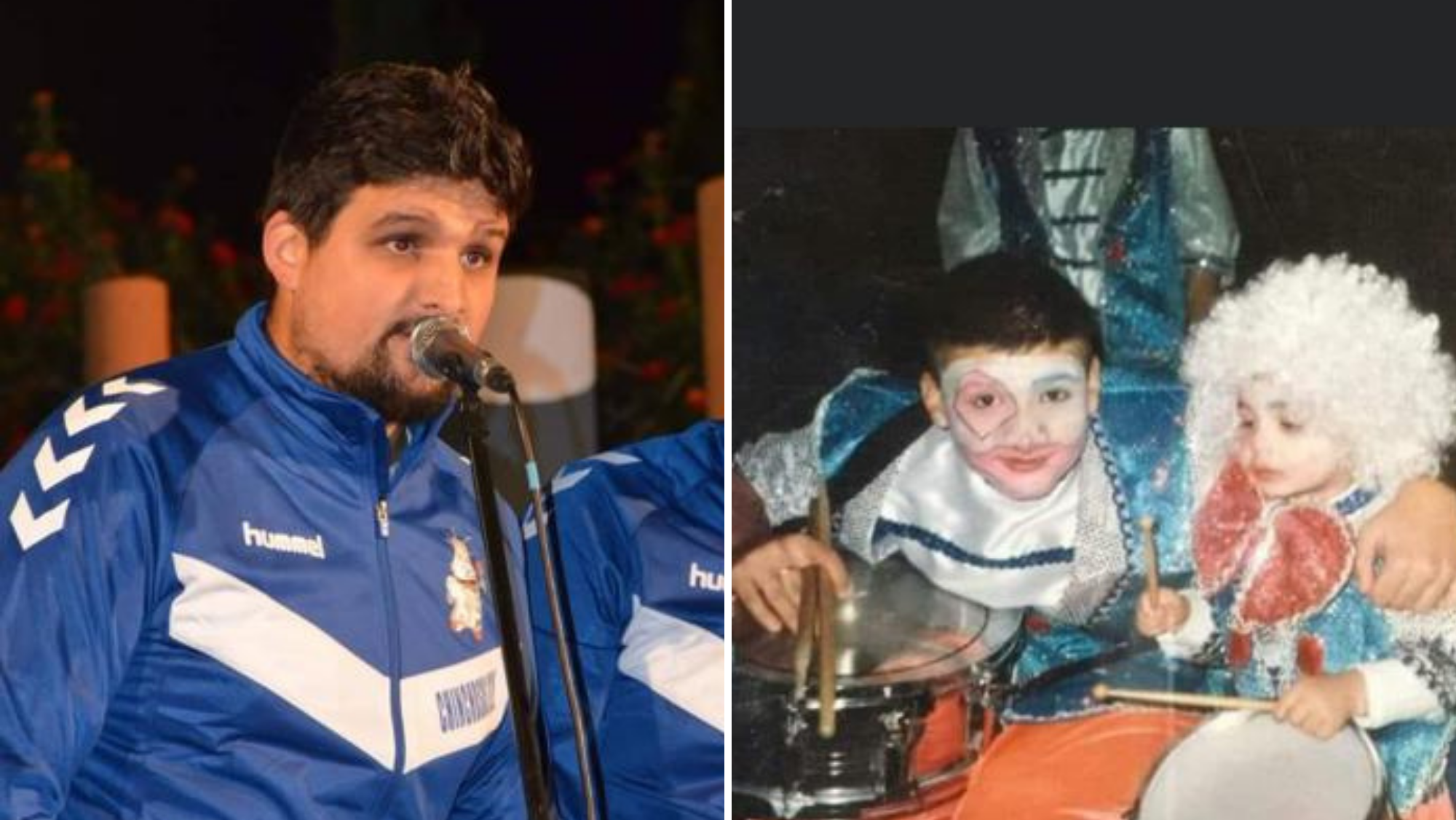 El murguero Gustavo Pomares. / Cedida