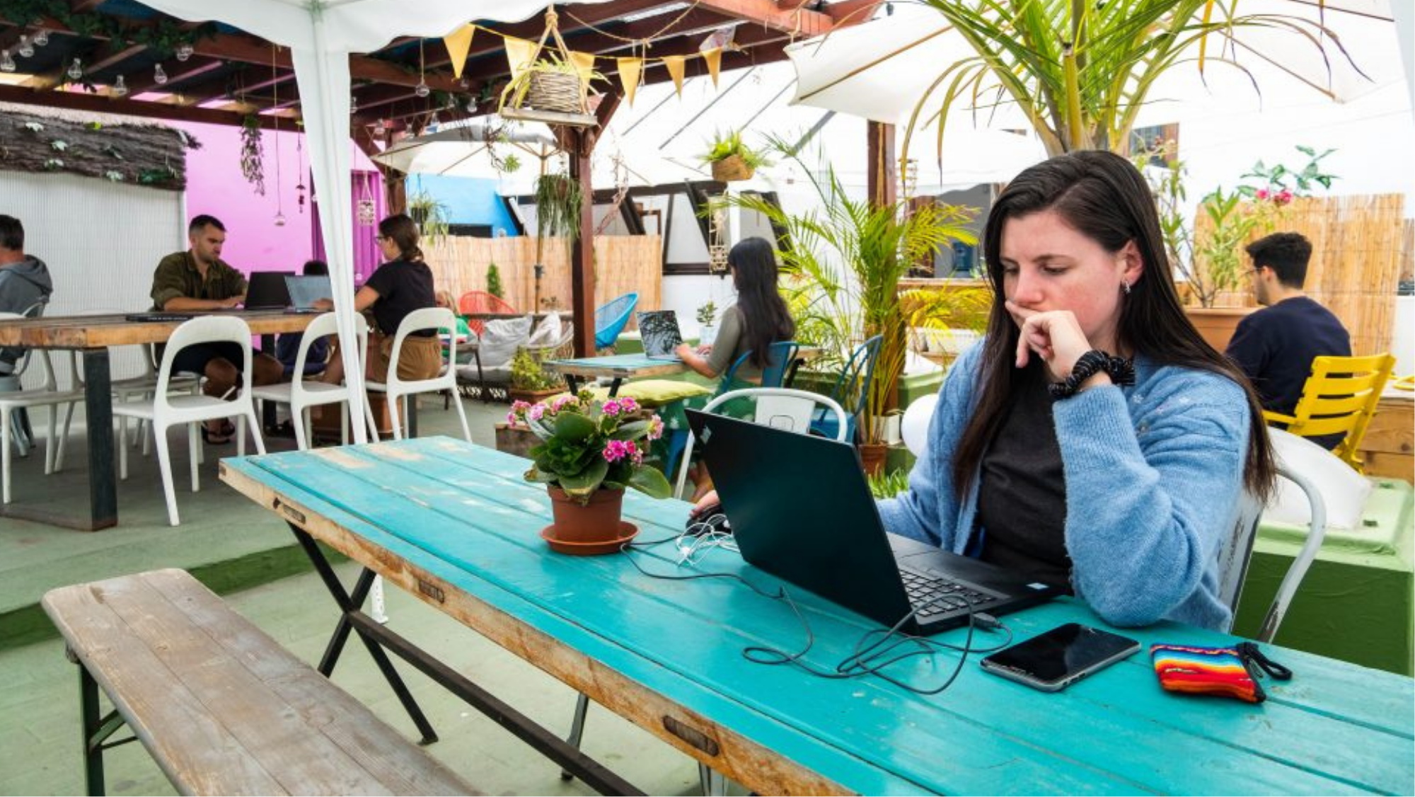 Teletrabajadores. / Turismo del Gobierno de Canarias