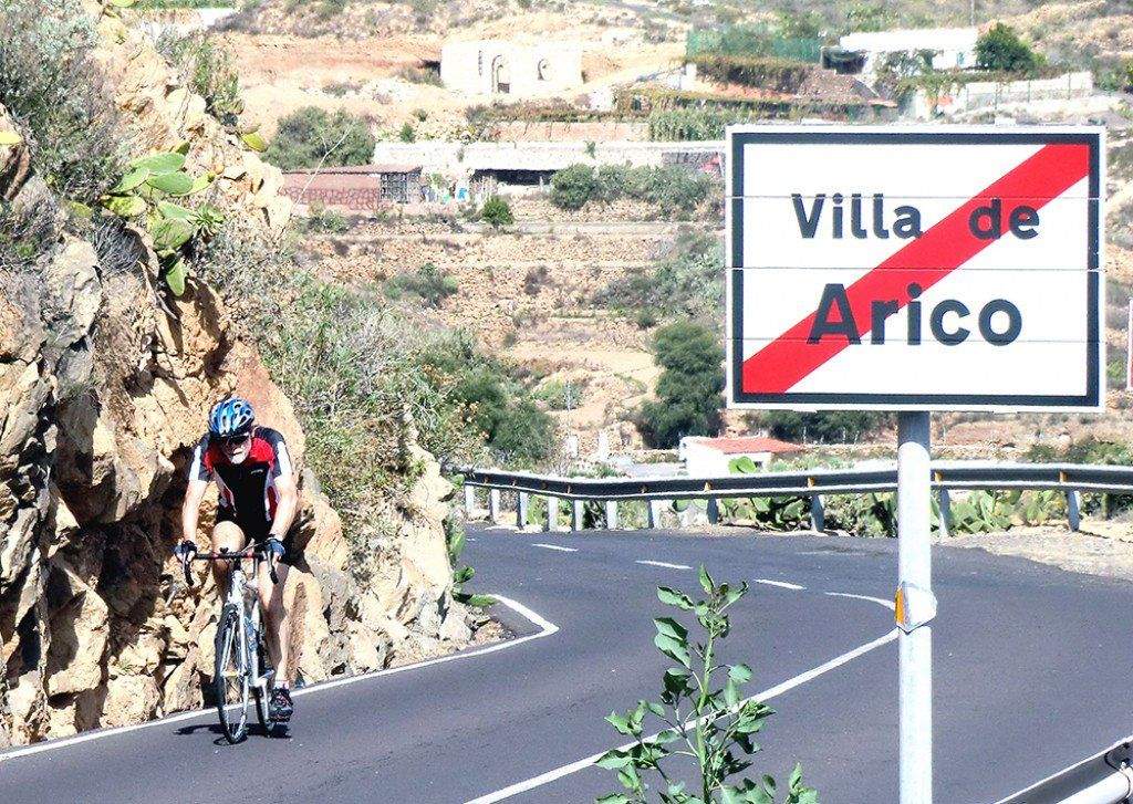 Ciclismo en el municipio de Arico, Canarias./ ARCHIVO