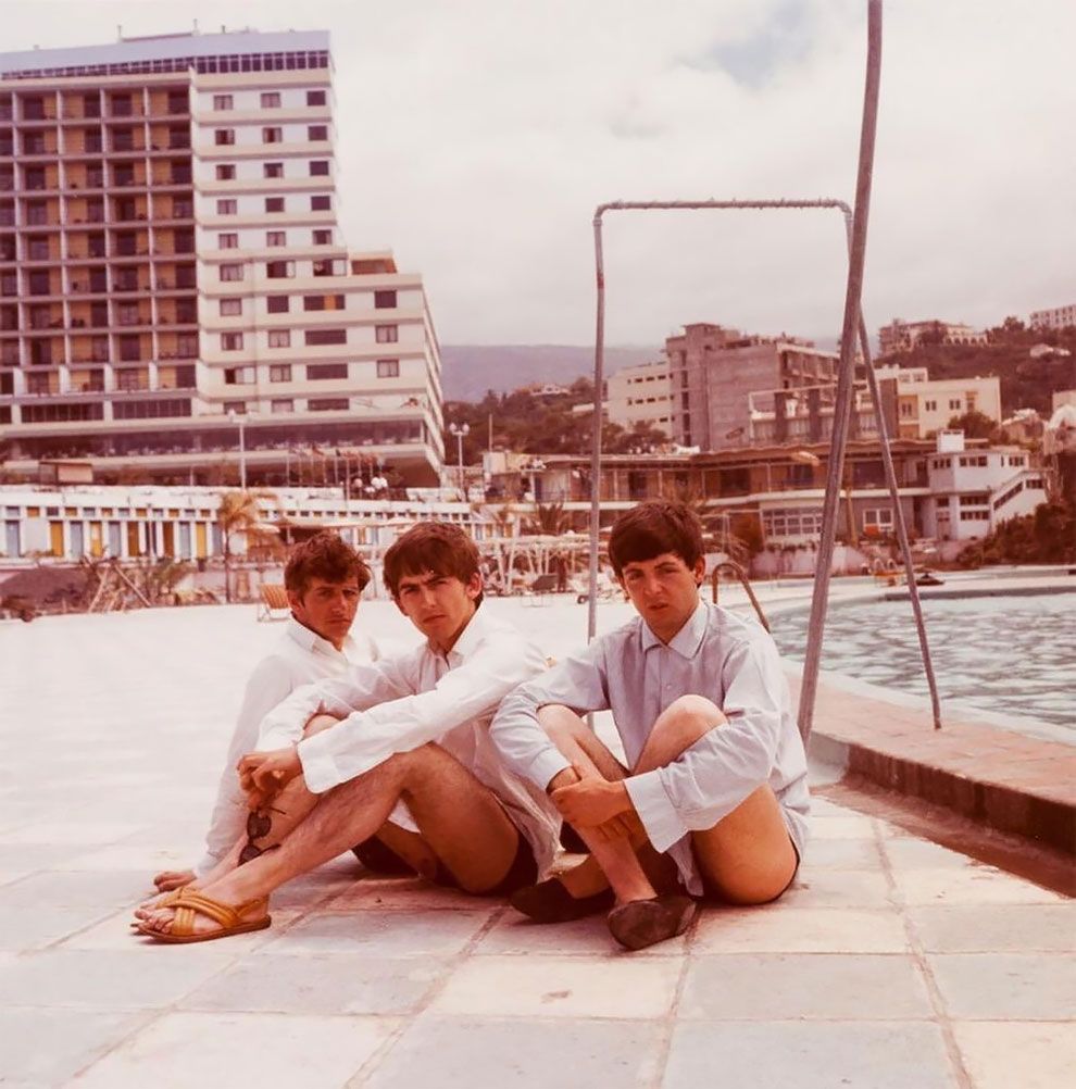 The Beatles en Tenerife./ beatlesarchive.net