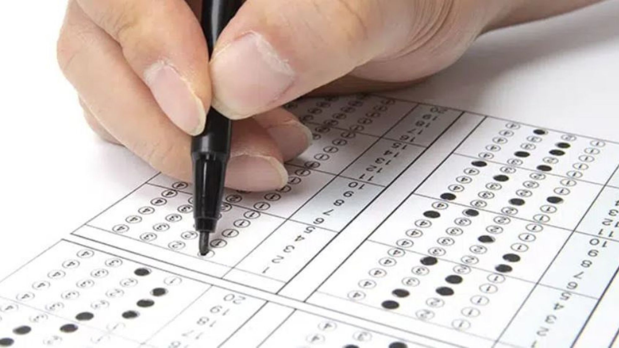 Examen tipo test. / Imagen de la red