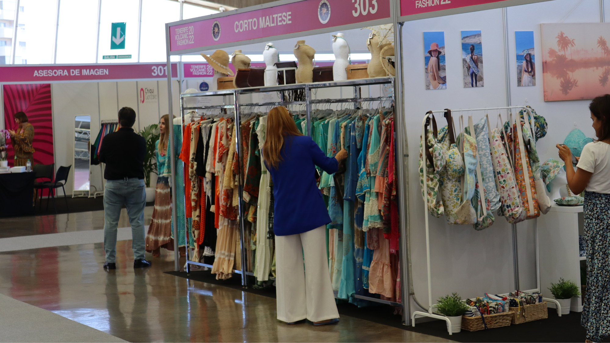 Expositores de marcas de moda en la Tenerife Volcanic Fashion. / Atlántico Hoy