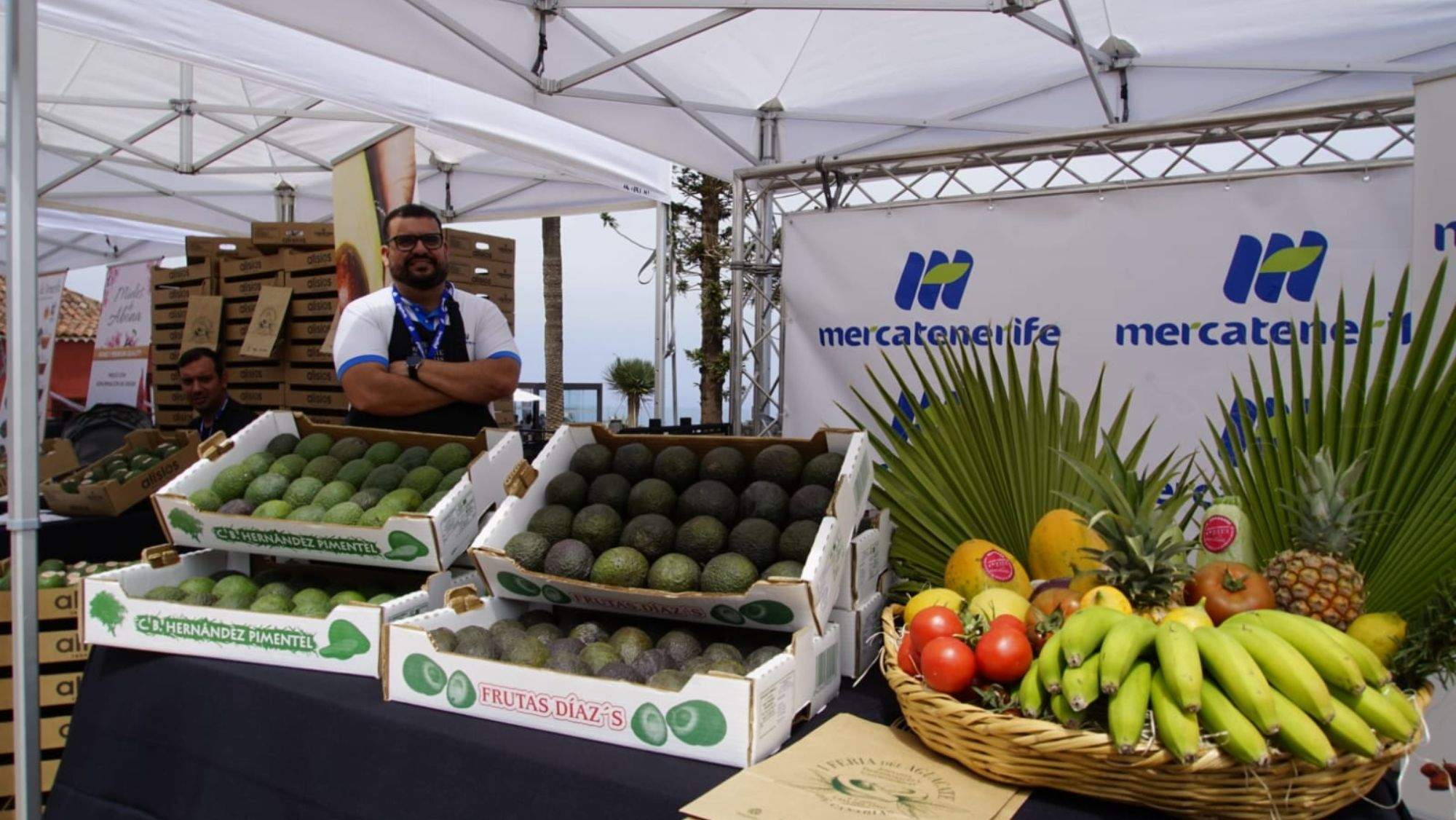Puesto de aguacates en La Casa del Vino. / Cedida