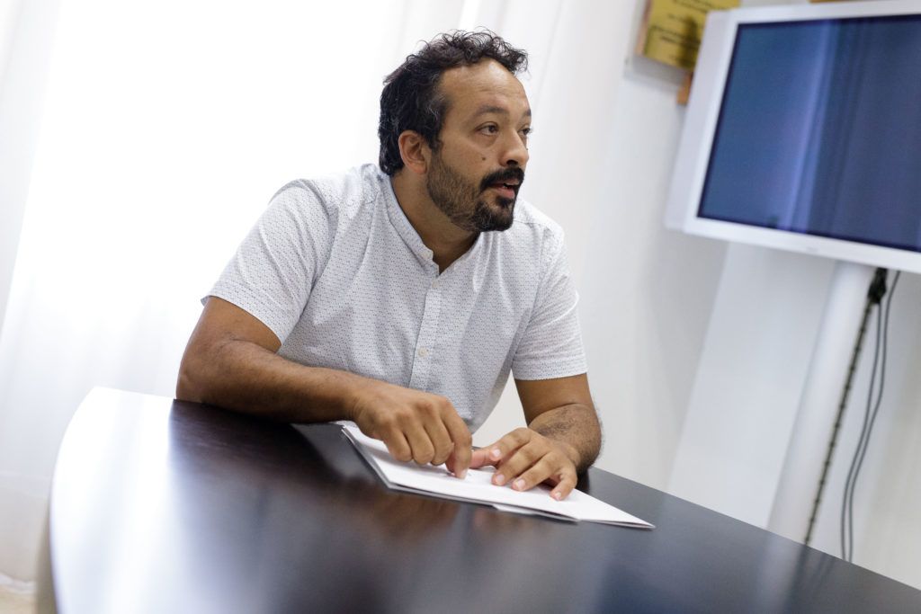 David Carballo, consejero insular de Sí Podemos Canarias en el Cabildo de Tenerife./ Archivo
