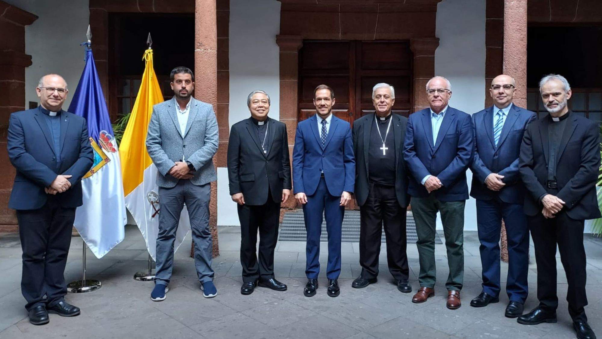Mariano Zapata agradeció el apoyo en primera persona del Papa Francisco a los afectados por la erupción. / Cedida