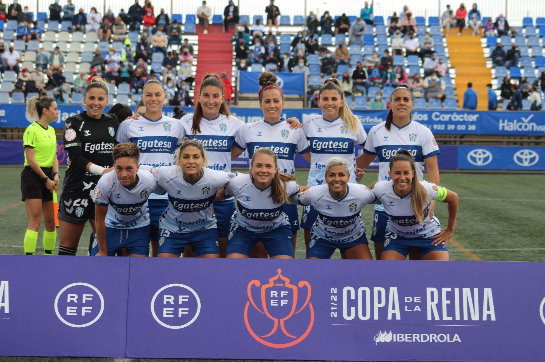 Las jugadoras canarias predominaron en las alineaciones de la UD Granadilla a lo largo de la temporada./ Archivo