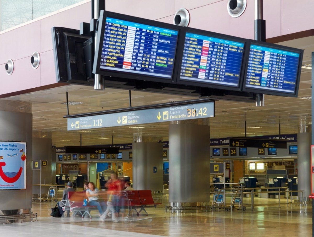 El Aeropuerto de Tenerife Sur./ Europa Press 