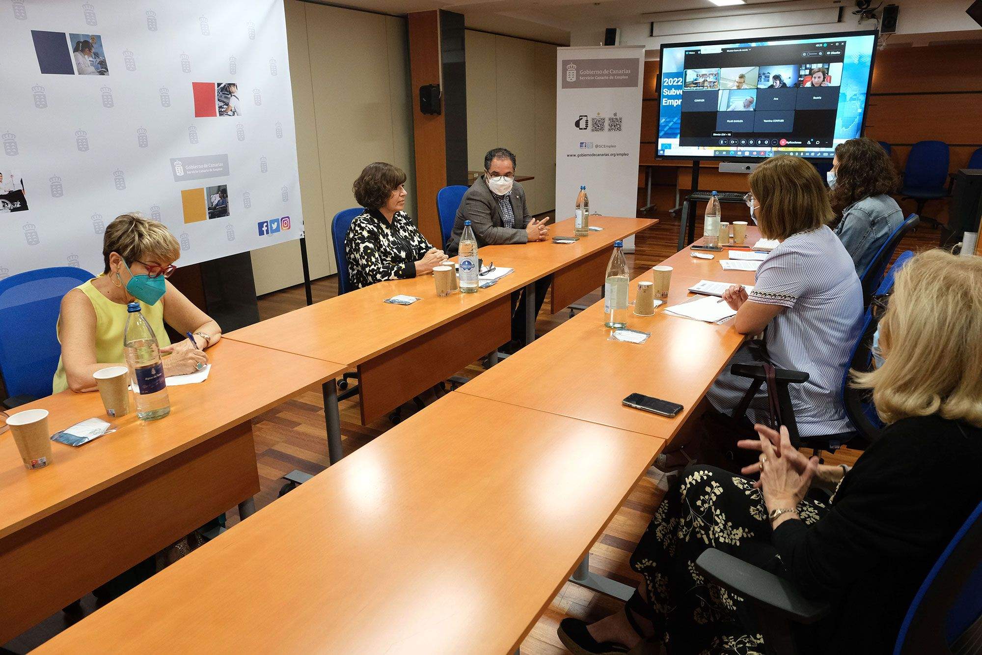 Empleo y las patronales se reúnen para hablar sobre las novedades de las subvenciones para formación./