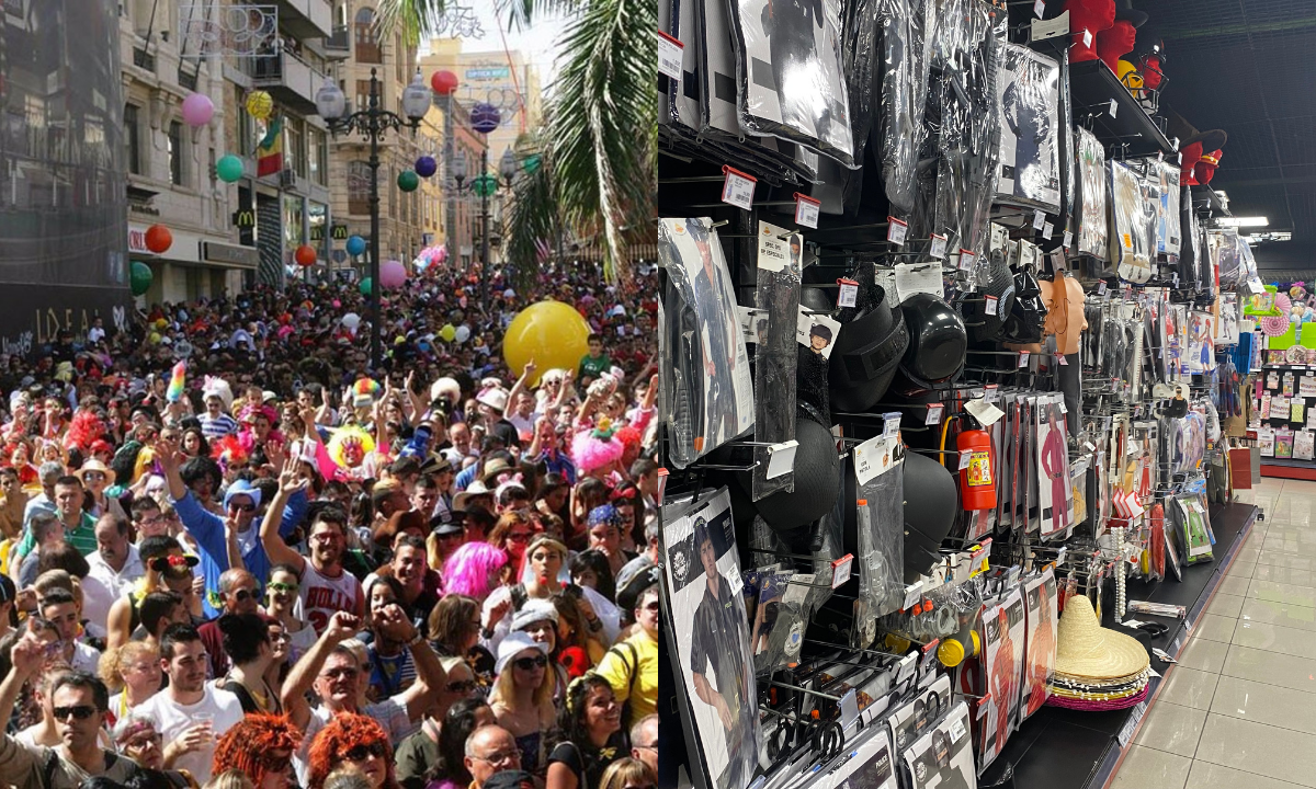 crédito oficial Especializarse Las tiendas de disfraces esperan a junio: las ventas para Carnaval serán de  última hora