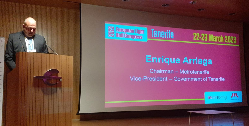 Enrique Arriaga en el acto de clausura del Congreso Europeo 2022./