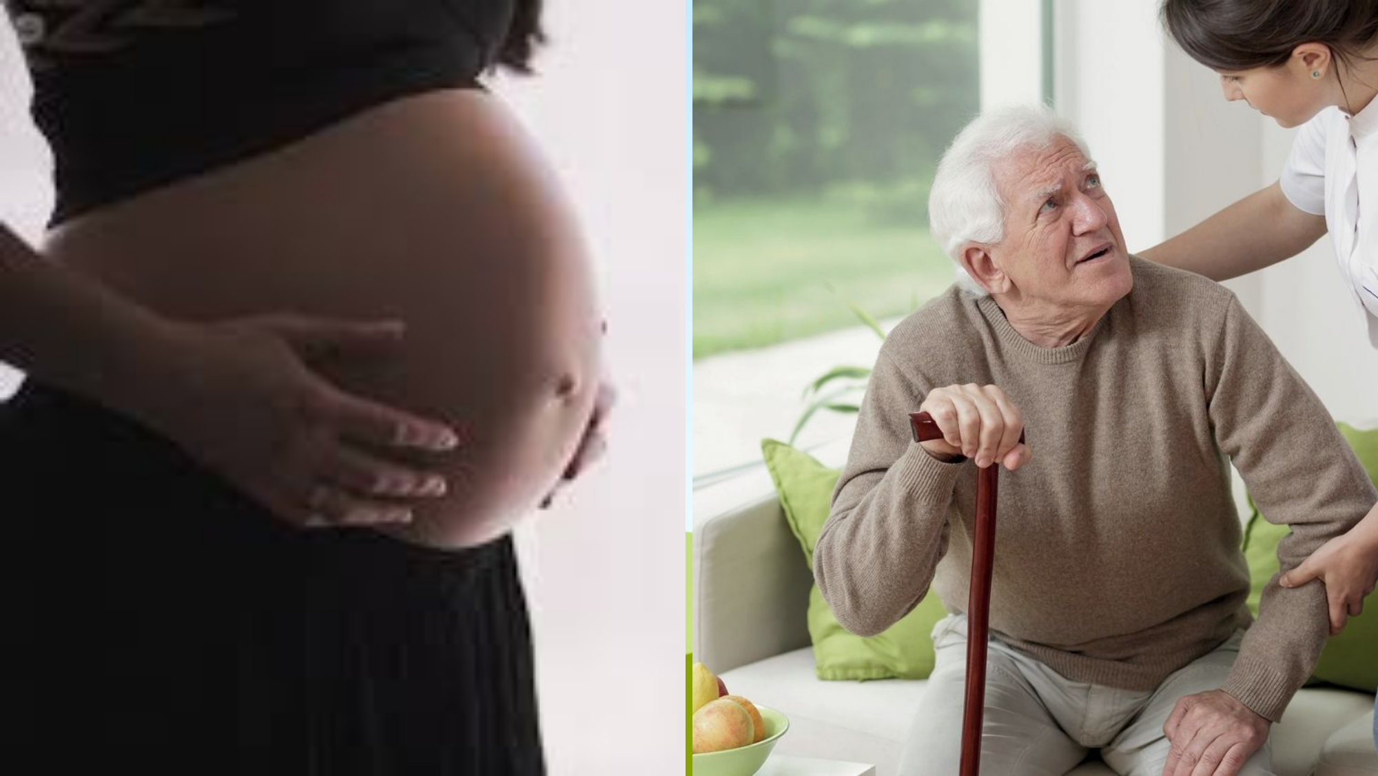 Las ciudades canarias están a la cola en natalidad y esperanza de vida./ Montaje AH