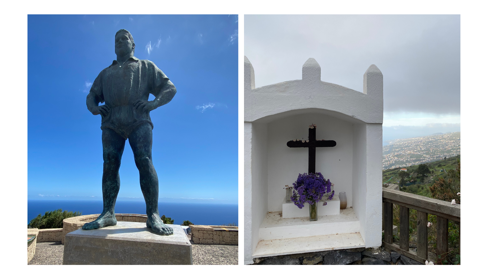 Dos miradores ubicados en la zona sur y norte de Tenerife. / AH