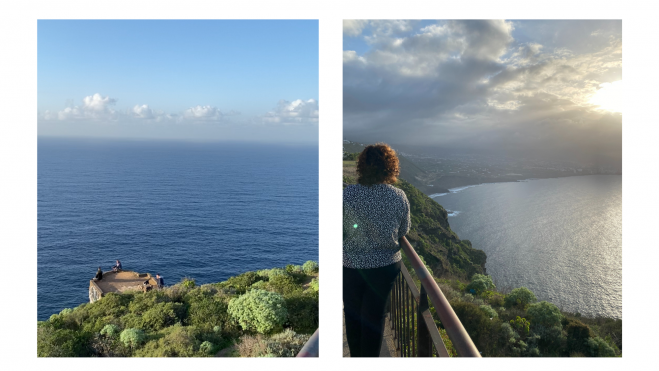 Imágenes de parte del Búnker y del mirador. / AH 