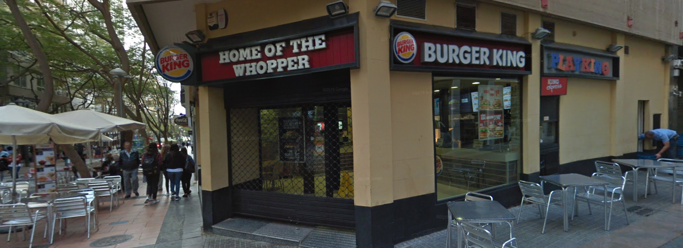 Burger King de la céntrica calle Bethencourt Alfonso de Santa Cruz./ Google Maps